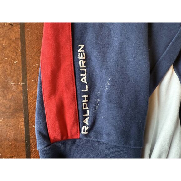Polo Ralph Lauren Quarter Zip Pullover 3XLT Big & Tall Pima Soft Color Block - Picture 3 of 5